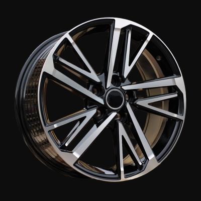 Alloy Wheel R18x8J  5X114.3  ET  50  60.1  FBX255  Black Polished (MB)  For TOYOT  (K7)  ((AKC 95 Eur)HYBRID FORGED)
