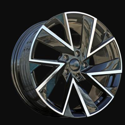 Alloy Wheel R18x8J  5X112  ET  41  57.1  FE181  (YF5698)  Black Polished (MB)  For SKODA  (A)  (HYBRID FORGED)