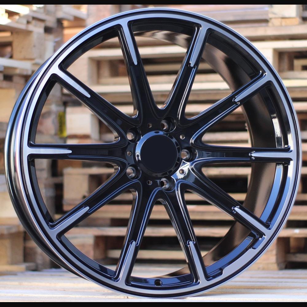 Alloy Wheel R22x10J  5X130  ET  30  84.1  FMB23  (FB0176P)  Black Polished (MB)  For MER  (K7)  (FORGED BRAB G Class)