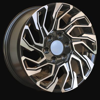 Alloy Wheel R20x8.5J  6X139.7  ET  25  106.1  H964F  Black Polished (MB)  For TOYOT  (Z6)  (HYBRID FORGED)
