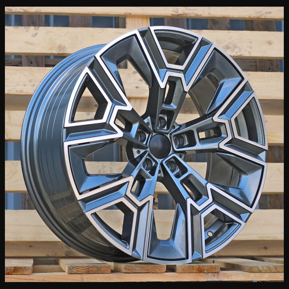 Alloy Wheel R20x10J  5X112  ET  46  66.6  HF5220  Grey Polished (MG)  For BMW  (K3)  (HYBRID FORGED New 5 Series VIII / i5 (G60/G61/G68) Rear+Front)
