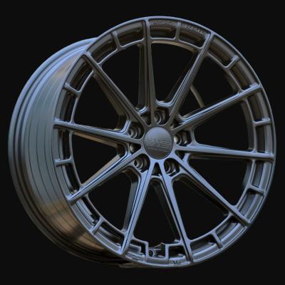 Alloy Wheel R20x9J  5X112  ET  35  66.5  HX019F  (F9793)  Black Half Matt (BLHM)  For HAXER  (Z5)  (HYBRID FORGED New Design)