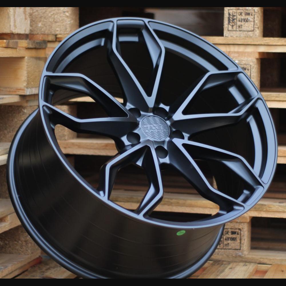 Alloy Wheel R21x10J  5X112  ET  46  66.6  HX021  (3S104B)  Black Half Matt (BLHM)  For HAXER  (K4+P)  (HYBRID FORGED)