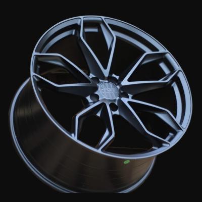 Alloy Wheel R21x10J  5X112  ET  46  66.6  HX021  (3S104B)  Black Half Matt (BLHM)  For HAXER  (K4+P)  (HYBRID FORGED)