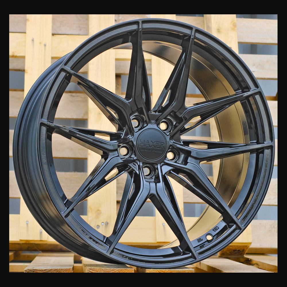 Alloy Wheel R19x9.5J  5X120  ET  40  72.6  HX036  (IN3614F)  Black (BL)  For HAXER  (Z3+P)  (HYBRID FORGED)