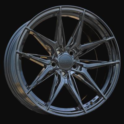 Alloy Wheel R19x9.5J  5X120  ET  40  72.6  HX036  (IN3614F)  Black (BL)  For HAXER  (Z3+P)  (HYBRID FORGED)