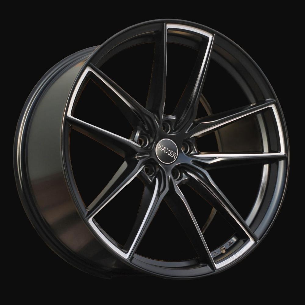 Alloy Wheel R20x9.5J  5X112  ET  40  66.6  HX045  Black Half Matt (BLHM)  For HAXER  (Z2)  (Milling)