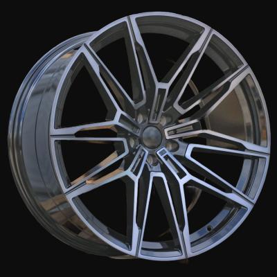 Alloy Wheel R21x8.5J  5X112  ET  26  66.6  I0294  Black+Tinted Face (BLTF)  For BMW  (K7)  (Rear+Front)