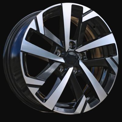 Alloy Wheel R15x6J  5X100  ET  40  57.1  XE276  Black Polished (MB)  For VW  (P1+P2)