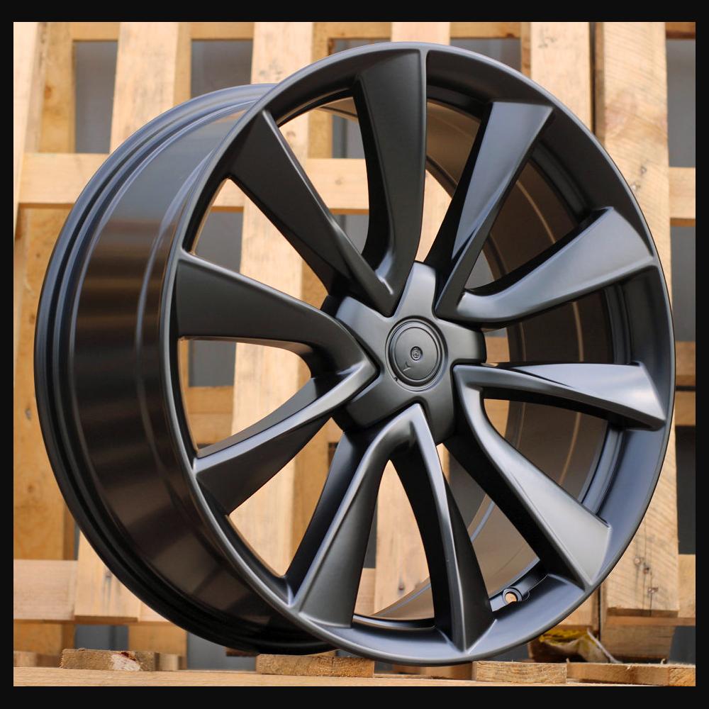 Alloy Wheel R18x8.5J  5X114.3  ET  40  64.1  B2046  (F8675)  Black Half Matt (BLHM)  For TESLA  (M)  (HYBRID FORGED Model 3)