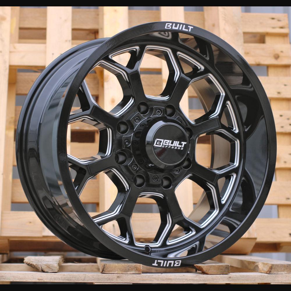 Alloy Wheel R20x10J  8X180  ET  M19  125.2  B1960  Black (BL)  For 4X4  (Z1)  (Milling)