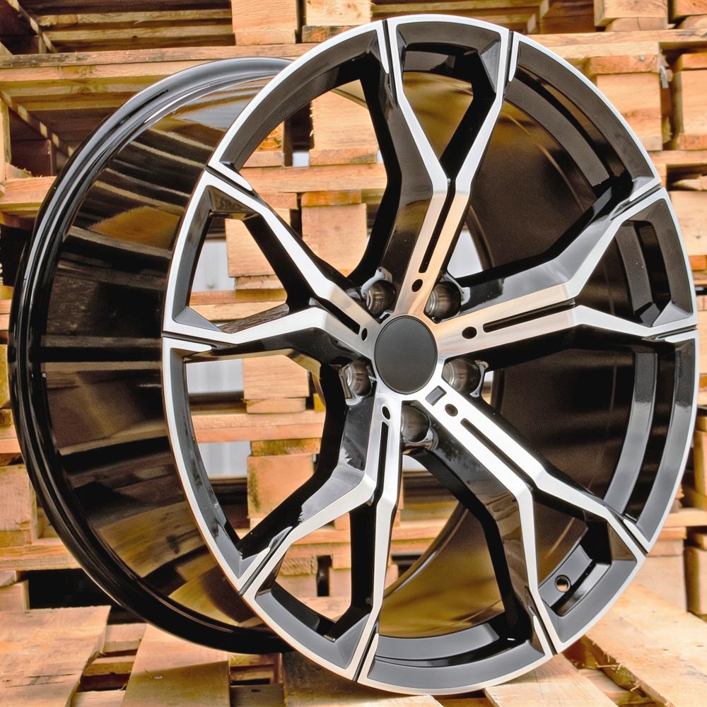 Alloy Wheel R20x9J  5X112  ET  35  66.6  B5498  Black Polished (MB)  For BMW  (M)  (Rear+Front)