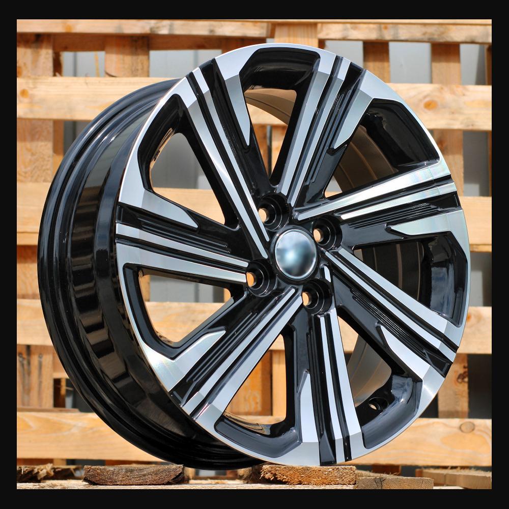 Alloy Wheel R16x6J  4X100  ET  45  54.1  D1822  Black Polished (MB)  For TOYOT  (Z2+Z1+P)