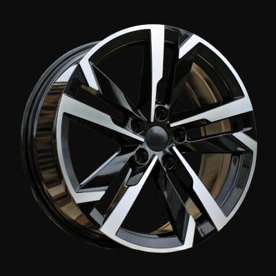 Alloy Wheel R17x7J  5X112  ET  46  57.1  FBX254  Black Polished (MB)  For SKODA  (Z7+M)  (HYBRID FORGED)