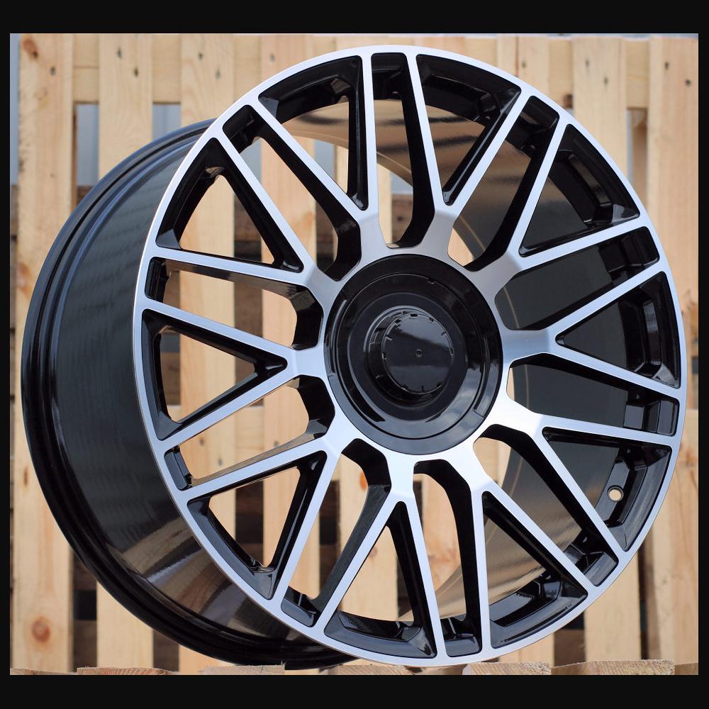 Alloy Wheel R21x10J  5X112  ET  62.5  66.6  FE230  Black Polished (MB)  For MER  (K7)  (Rear+Front (AKC 130 Eur) For New GLS)