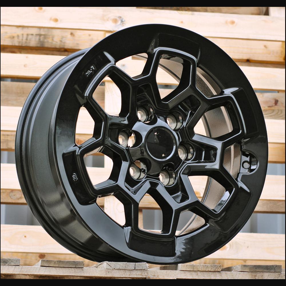 Alloy Wheel R18x8J  6X139.7  ET  25  106.1  H3210F  Black (BL)  For TOYOT  (K7)  (HYBRID FORGED)