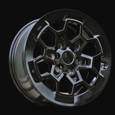 Alloy Wheel R18x8J  6X139.7  ET  25  106.1  H3210F  Black (BL)  For TOYOT  (K7)  (HYBRID FORGED)