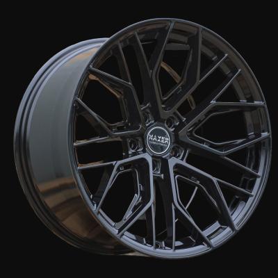 Alloy Wheel R19x8J  5X112  ET  40  66.6  HX015F  (3S5981)  Black (BL)  For HAXER  (K4)  (HYBRID FORGED)