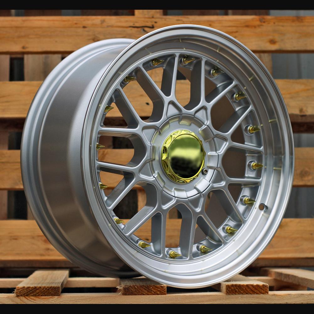 Alloy Wheel R17x8J  10X112/120  ET  30  74.1  HX025  (LU1880)  Silver+Polished Lip (SP)  For HAXER  (P1)
