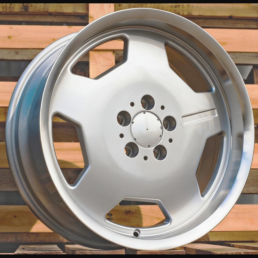 Alloy Wheel R18x8J  5X112  ET  35  66.6  I5270  Silver+Polished Lip (SP)  For MER  (K7+Z3)  (MONOBLOCK Style)