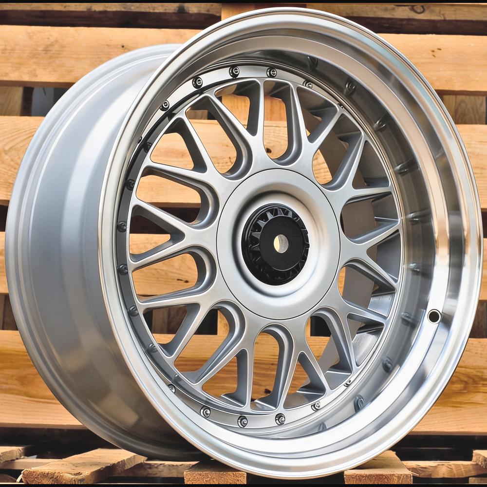 Alloy Wheel R17x8.5J  5X120  ET  20  74.1  XE244  Silver+Polished Lip (SP)  For BMW  (P2)  (BBS Style)