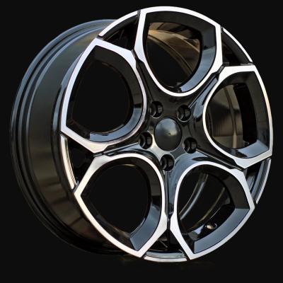 Alloy Wheel R17x7.5J  5X112  ET  45  57.1  Y1232  (HF5162)  Black Polished (MB)  For VW  (P1)  (HYBRID FORGED)