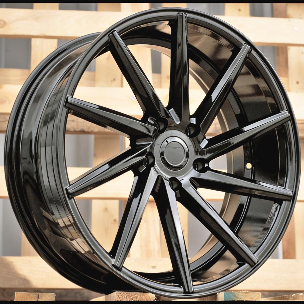 Alloy Wheel R19x8.5J  5X114.3  ET  40  73.1  B1059  Black (BL)  For RACIN  (Z4+Z2)  (RIGHT SIDE (Style Vossen))