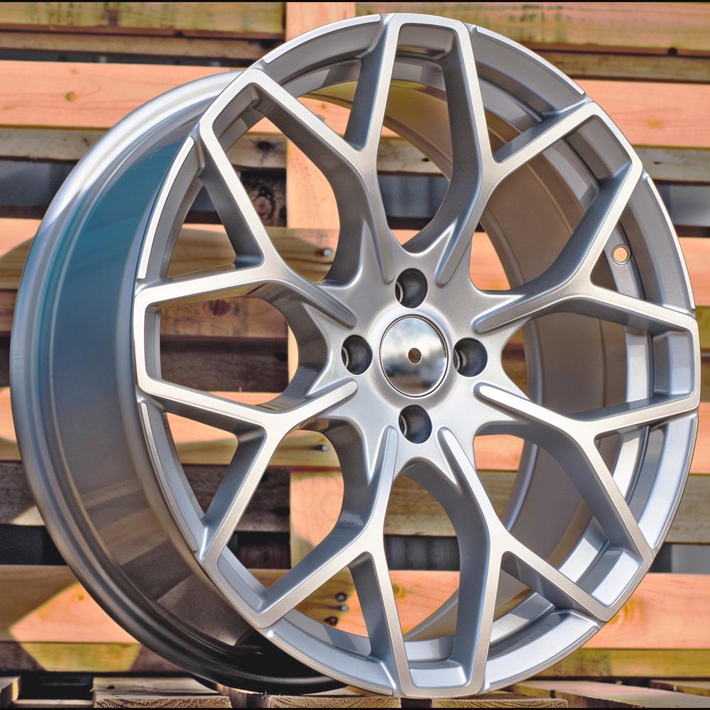 Alloy Wheel R17x7.5J  4X100  ET  25  60.1  B1449  Machined Silver (MS)  For SMART  (P)  ((AKC 80 Eur) HAXER Front+Rear)