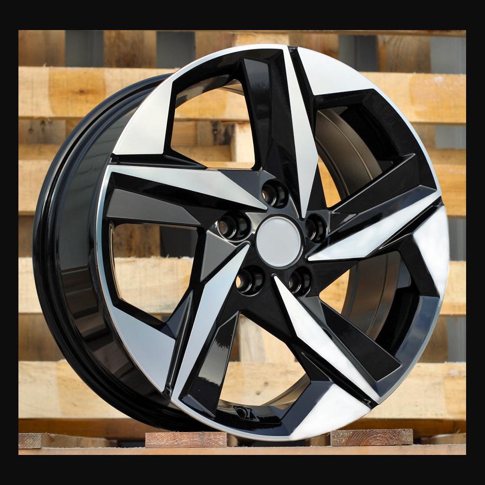 Alloy Wheel R15x6J  5X114.3  ET  45  67.1  B1622  Black Polished (MB)  For HYUND  (Z2+M)
