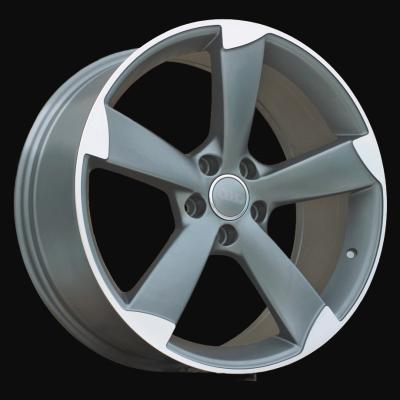 Alloy Wheel R18x8J  5X112  ET  45  66.5  BK217  (FBX341)  Grey Polished Half Matt (MGHM)  For AUD  (Z3+S)  (HYBRID FORGED)