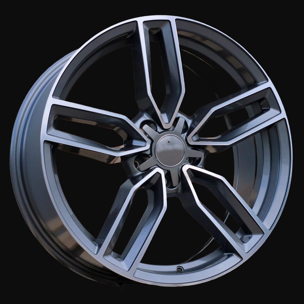 Alloy Wheel R19x8J  5X112  ET  35  66.5  BK916  Grey Polished+Powder Coating (MGPC)  For AUD  (P)