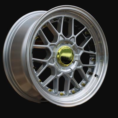 Alloy Wheel R17x8J  10X112/120  ET  30  74.1  HX025  (LU1880)  Silver+Polished Lip (SP)  For HAXER  (P1)