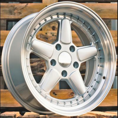 Alloy Wheel R17x7.5J  4X100  ET  30  57.1  7961F  Silver+Polished Lip (SP)  For RACIN  (Z3)  (AC Schnitzer Style For BMW)
