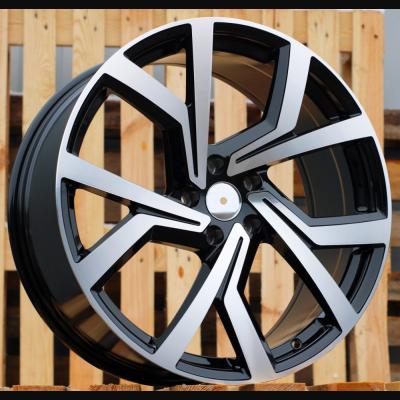 Alloy Wheel R14x6J  5X100  ET  38  57.1  B1154  (BK5125)  Black Polished (MB)  For VW  (R)