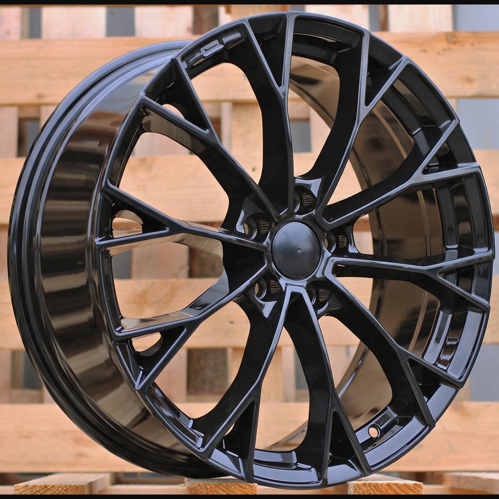 Alloy Wheel R17x7.5J  5X112  ET  51  57.1  3S1279  Black (BL)  For VW  (K2+L5+R)  (HYBRID FORGED New Model)