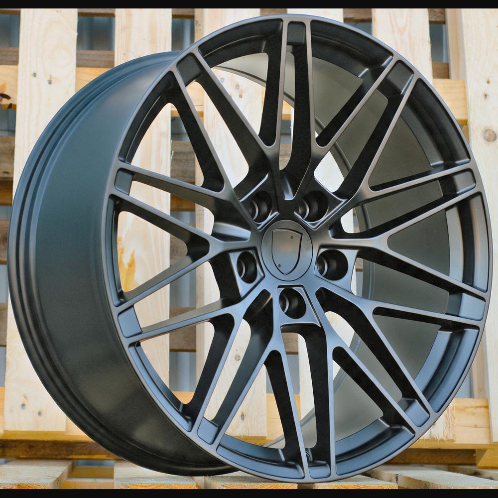 Alloy Wheel R21x8.5J  5X130  ET  27  66.5  3S1324  Black Half Matt (BLHM)  For PORCH  (M)  (NEW Macan II (XAB) HYBRID FORGED Rear+Front)