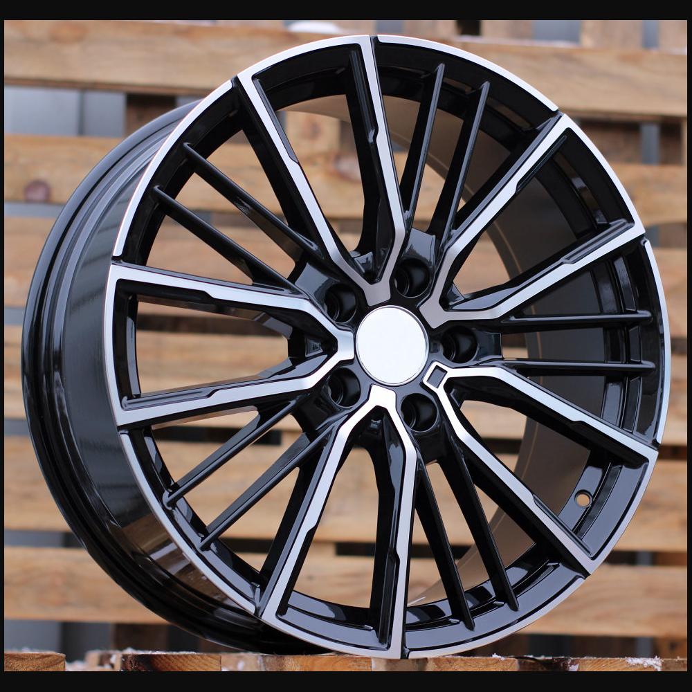 Alloy Wheel R18x8J  5X112  ET  50  66.6  A5824  (IN3612F)  Black Polished (MB)  For BMW  (M)  (HYBRID FORGED)