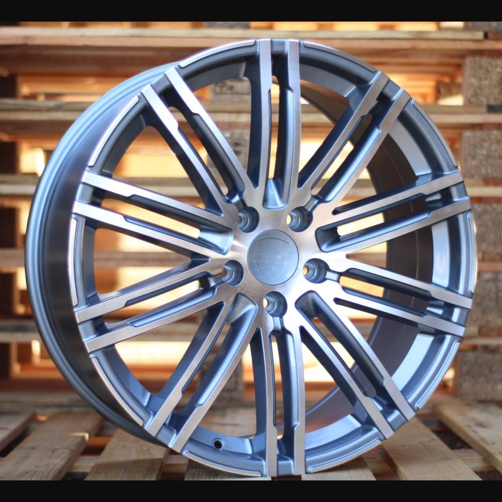 Alloy Wheel R21x9J  5X112  ET  26  66.5  B1026  (LU1293)  Grey Polished (MG)  For PORCH  (K3+P1)  (Rear+Front)