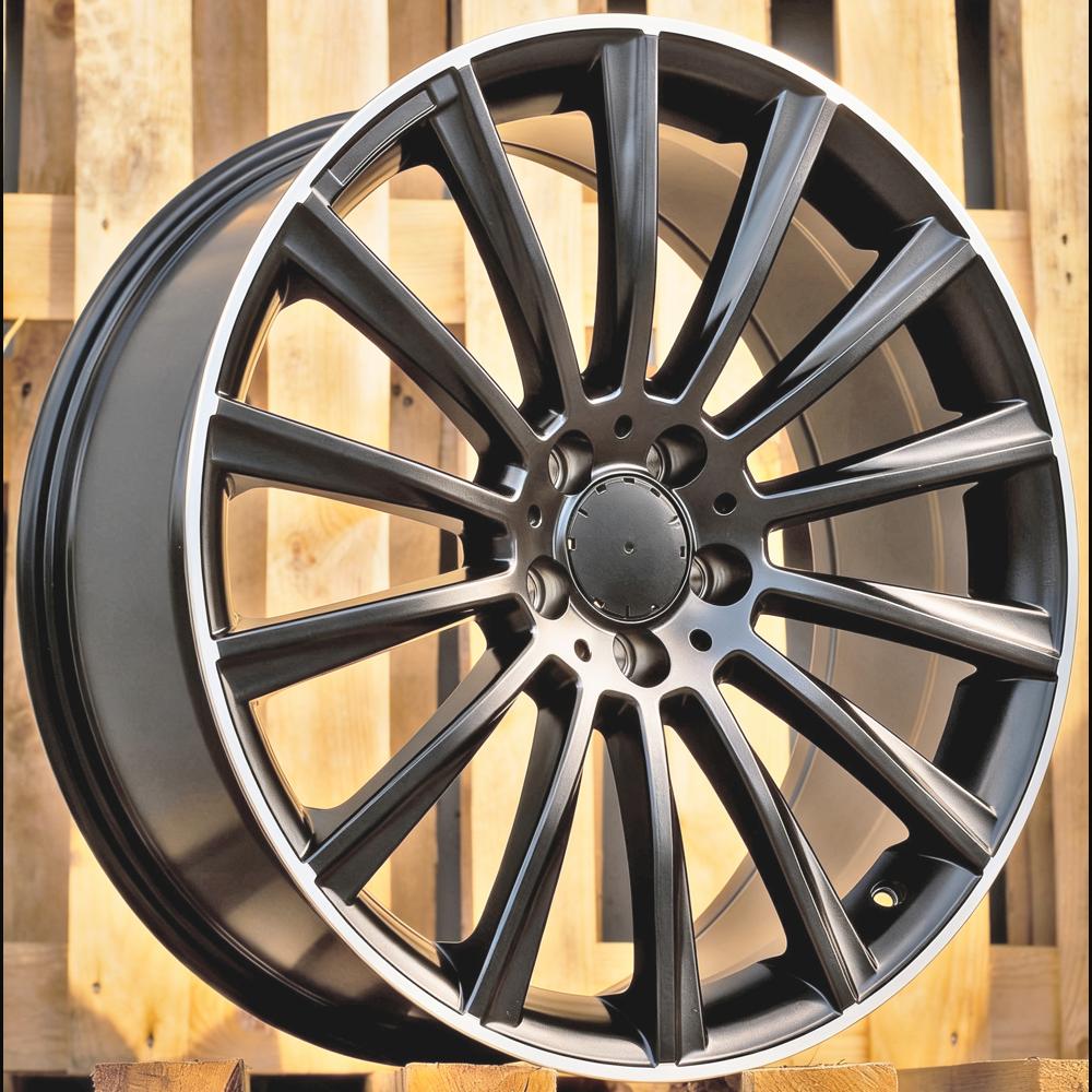 Alloy Wheel R18x8.5J  5X112  ET  48  66.6  B1048  Black Half Matt+Polished Lip (BLHMPL)  For MER  (Z3)
