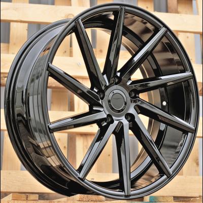 Alloy Wheel R17x8J  5X108  ET  42  67.1  B1058  Black (BL)  For RACIN  (Z6)  (LEFT SIDE (Style Vossen))