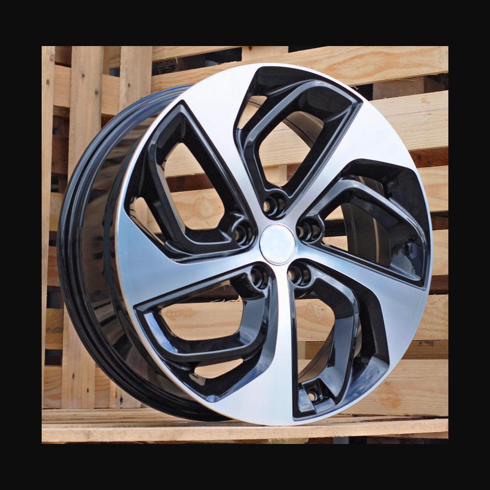 Alloy Wheel R17x7J  5X114.3  ET  51  67.1  B1278  (BK5312)  Black Polished (MB)  For HYUND  (D1)