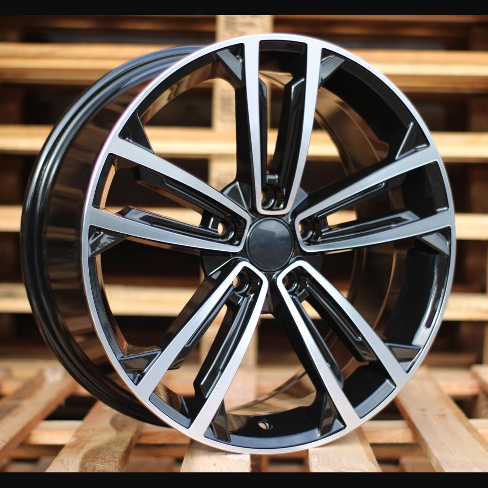 Alloy Wheel R18x7.5J  5X112  ET  45  57.1  B1415  Black Polished (MB)  For VW  (Z1+Z6)  ((AKC 95 Eur))