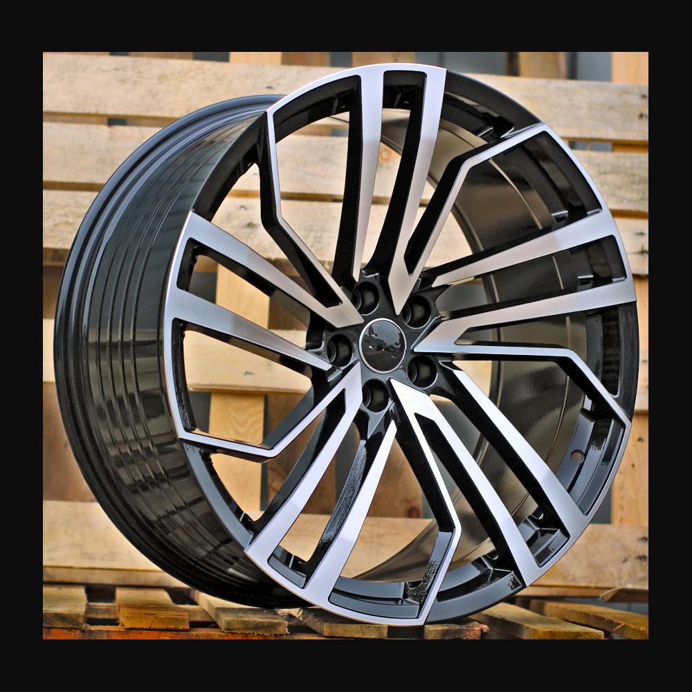 Alloy Wheel R20x9J  5X112  ET  31  66.5  B1618  (FBX158)  Black Polished (MB)  For AUD  (P2)  (HYBRID FORGED)
