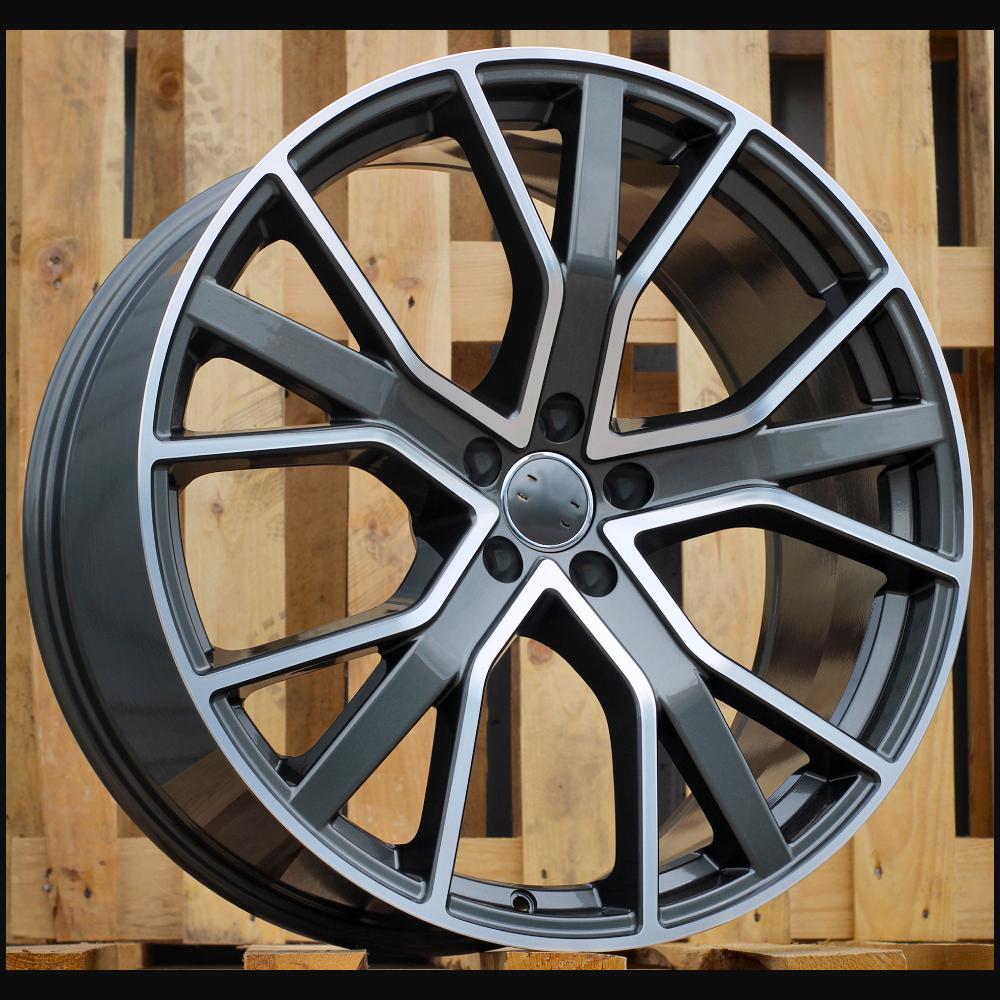 Alloy Wheel R18x8J  5X112  ET  39  66.5  B5131  (FBX133)  Grey Polished (MG)  For AUD  (Z5)  (HYBRID FORGED)