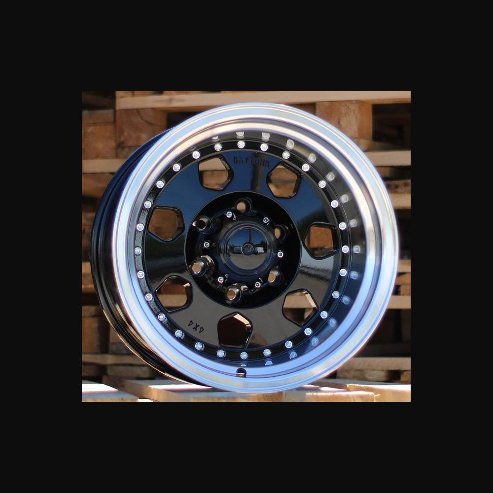 Alloy Wheel R16x10J  6X139.7  ET  M36  110.1  B5169  Black+Polished Lip (BLPL)  For 4X4  (R)