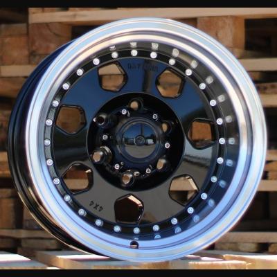 Alloy Wheel R16x10J  6X139.7  ET  M36  110.1  B5169  Black+Polished Lip (BLPL)  For 4X4  (R)