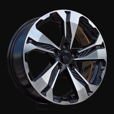 Alloy Wheel R17x7.5J  5X114.3  ET  45  64.1  B5520  Black Polished (MB)  For HOND  (L1)