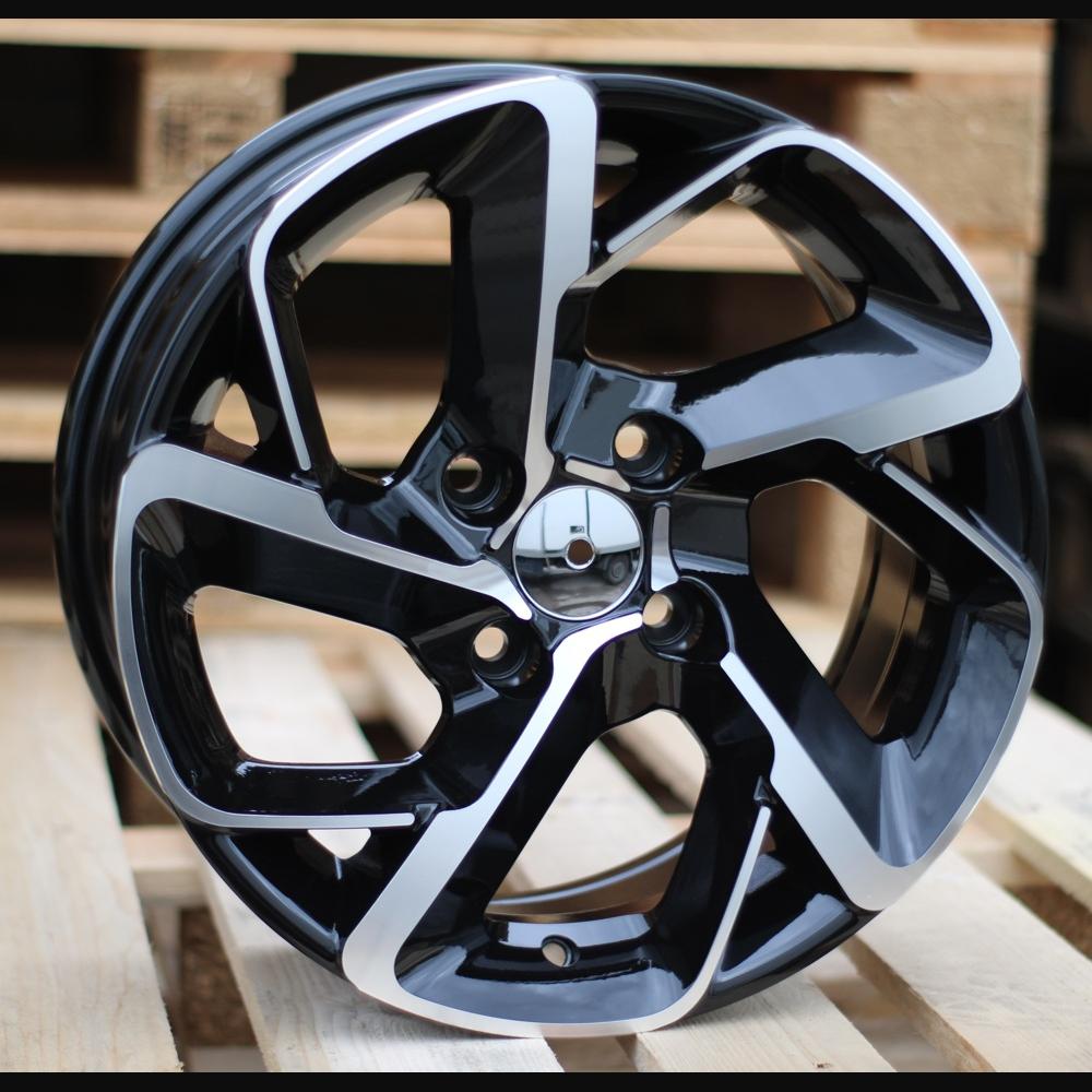 Alloy Wheel R15x6.5J  4X108  ET  25  65.1  B5714  Black Polished (MB)  For CITRO  (R)