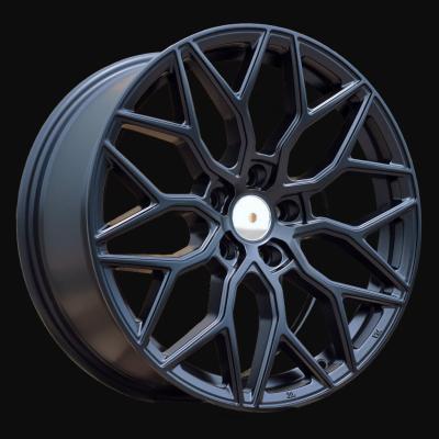 Alloy Wheel R18x8J  5X114.3  ET  40  73.1  B5812  Black Half Matt (BLHM)  For RACIN  (P+K2)  (Style Vossen)