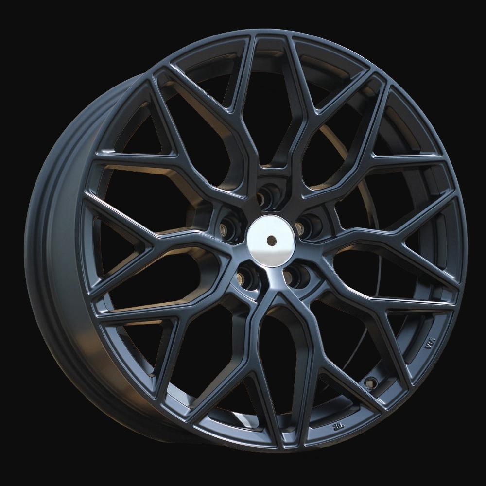 Alloy Wheel R17x7.5J  5X112  ET  40  66.5  B5812  Black (BL)  For RACIN  (P)  (Style Vossen)